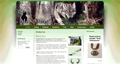 Desktop Screenshot of makama.com.pl