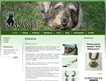 Tablet Screenshot of makama.com.pl